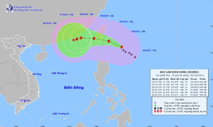 Bão gần biển Đông giật cấp 17, Bắc Biển Đông gió tăng cấp, biển động dữ dội